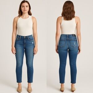 🔥 SILVER JEANS Super High-Rise Frisco Ankle Skinny | Size 29 | Distressed |👖🔥